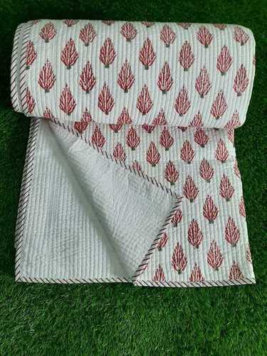 100% Cotton Hand Block Machine Quilt Comfort