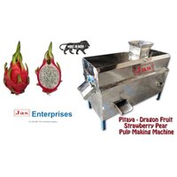 Semi-automatic Pitaya - Dragon Fruit Strawberry Pear Pulp Making Machine