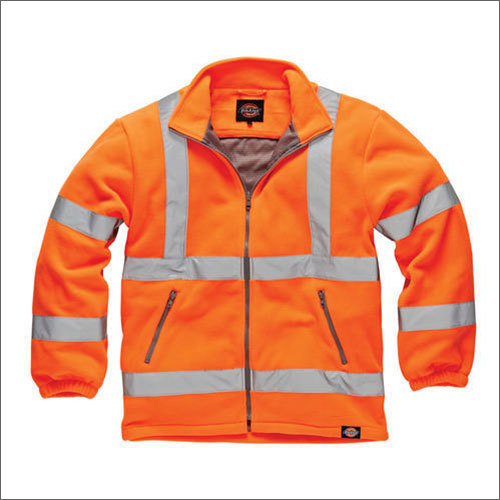 Orange Polyester Safety Jacket