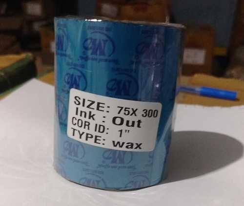 75MM X 300MTR WAX (K-100) Ribbon