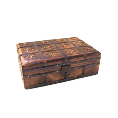 9x6x3 Inch Antique Wooden Box