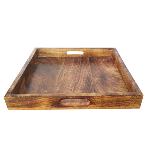 Wooden Serving Tray By INDIA EXPO HANDICRAFTS