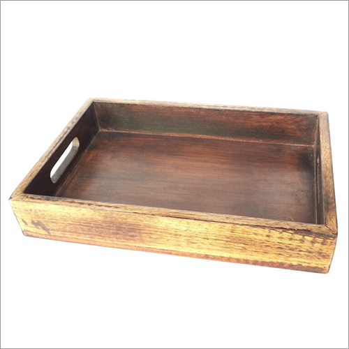 Wooden Plain Tray