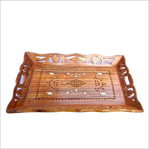 Wooden Designer Tray By INDIA EXPO HANDICRAFTS