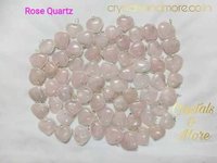 Rose Quartz Heart Shaped Pendant