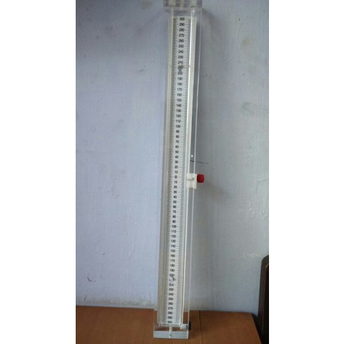 Acrylic Body U Tube Manometer - Color: Transparent