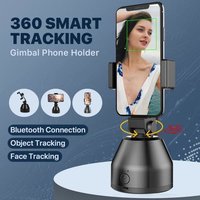 Smart facial tracking phone holder smart tracking holder with automatic 360-degree rotation.