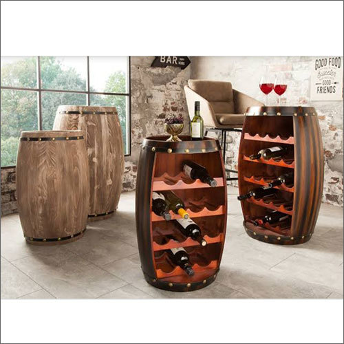 Wooden Decorative Bar Barrel