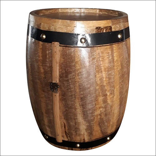 Wooden Decorative Barrel