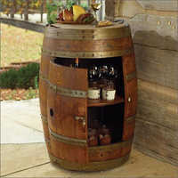 Wooden Designer Bar Barrel