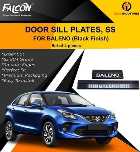 UNIVERSAL BLACK FINISH SS DOOR SILL PLATES