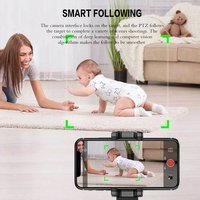 360   Rotation Face Tracking Smart AI Gimbal Personal Robot Cameraman Cell-Phone Stand Holder