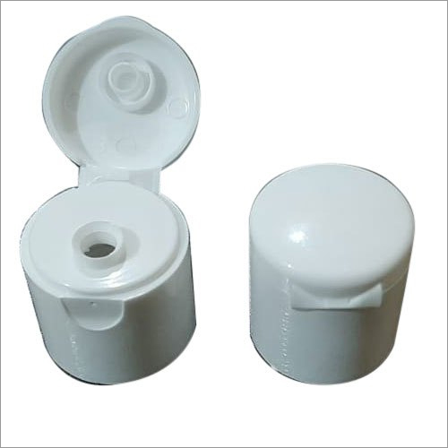 25mm White Flip Top Cap