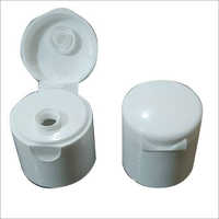 25mm White Flip Top Cap