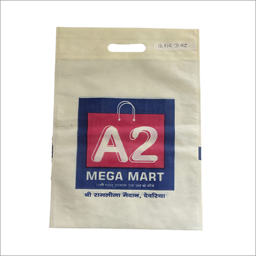 Printed D Cut Non Woven Fabric Bag Bag Size: 12 X 16 Inch