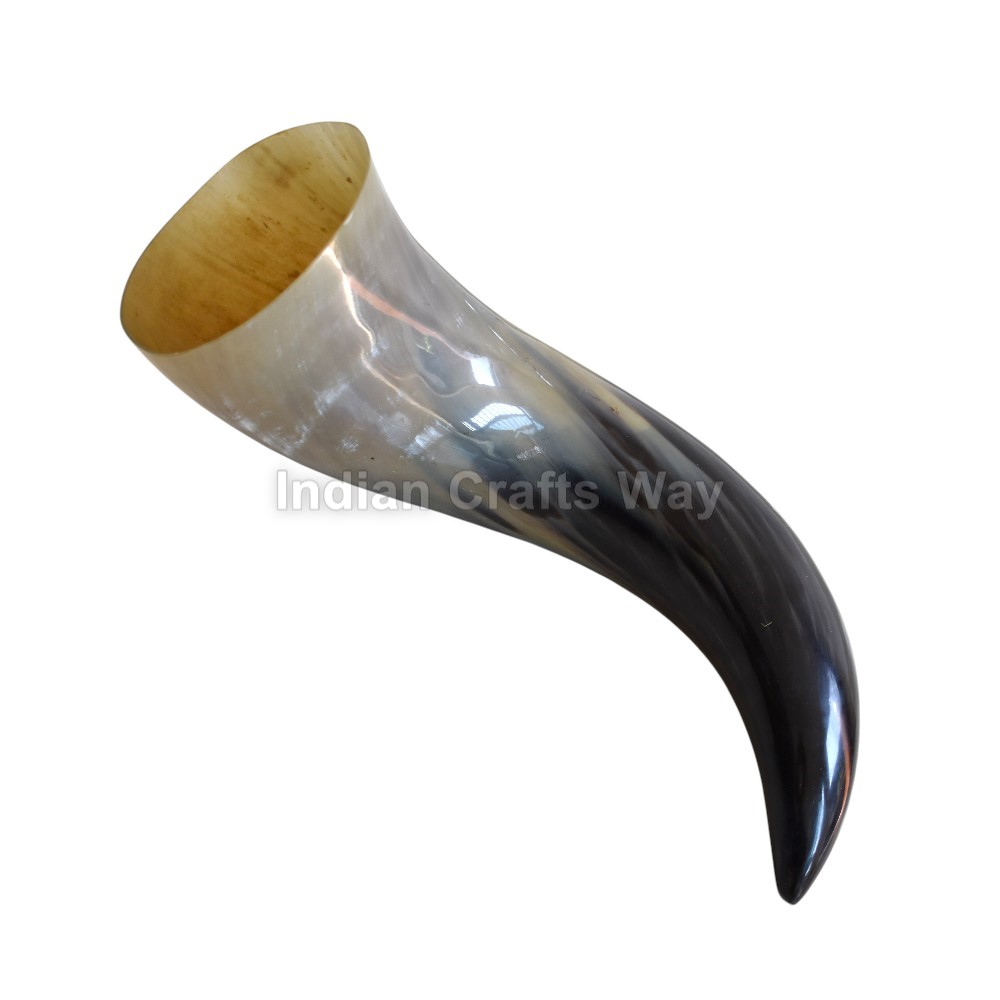 Hand Crafted Medieval Viking Drinking Horn 