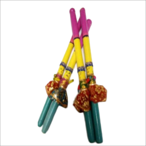 Yellow Decorated Dandiya Sticks