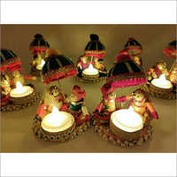 Rajasthani Puppet Pair Diya