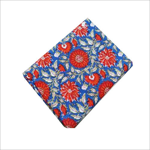 Floral Printed Block Print Fabric