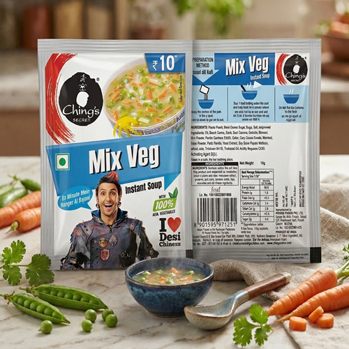 Veg Soup Pouches - Advantage: Retains Freshness