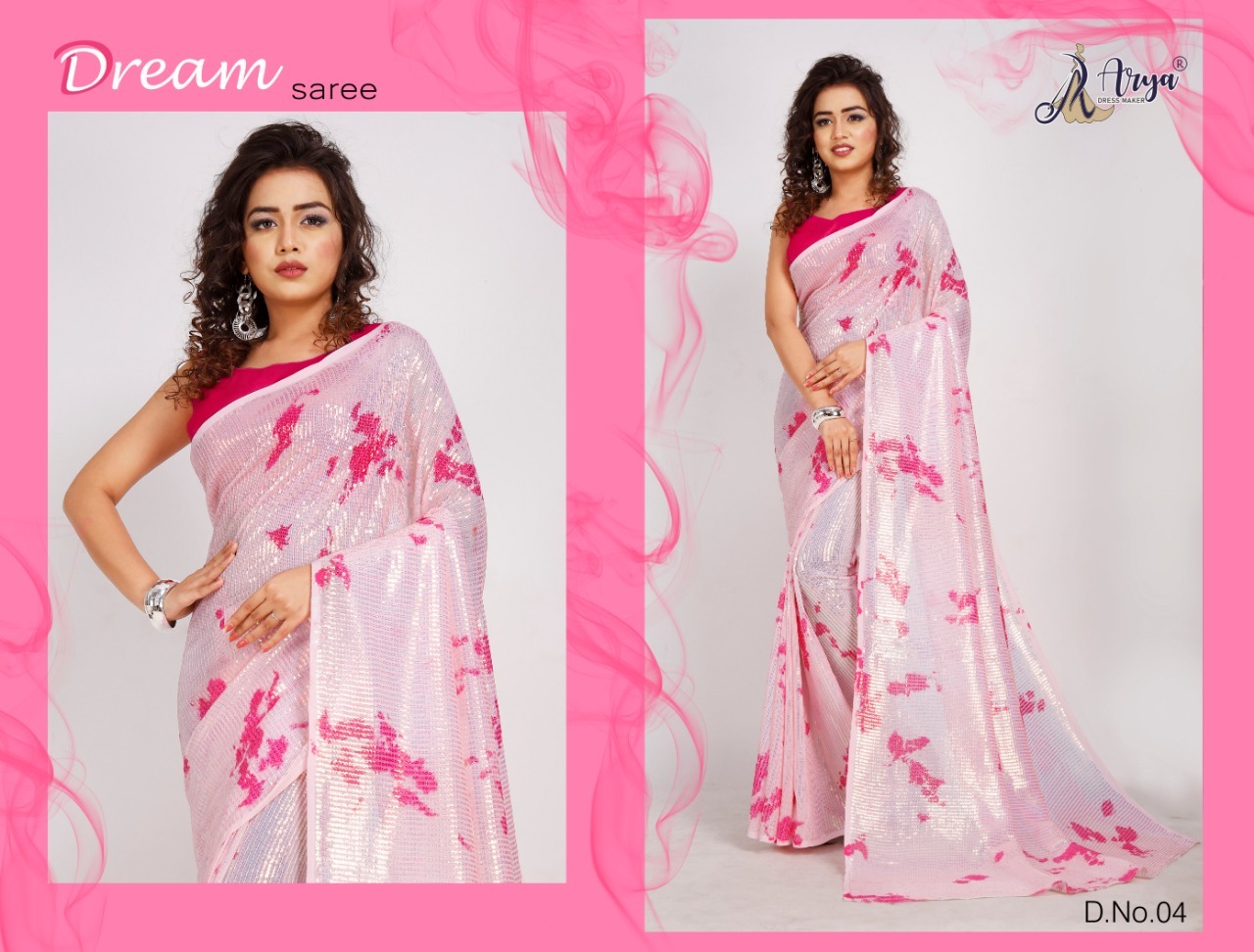 Georgetter Sequance Dream Saree