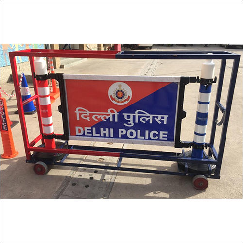 Delhi Police Traffic Barrier