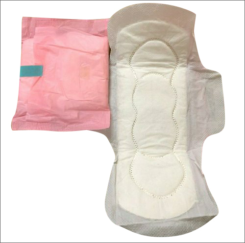White 240Mm Sanitary Napkin With Wings
