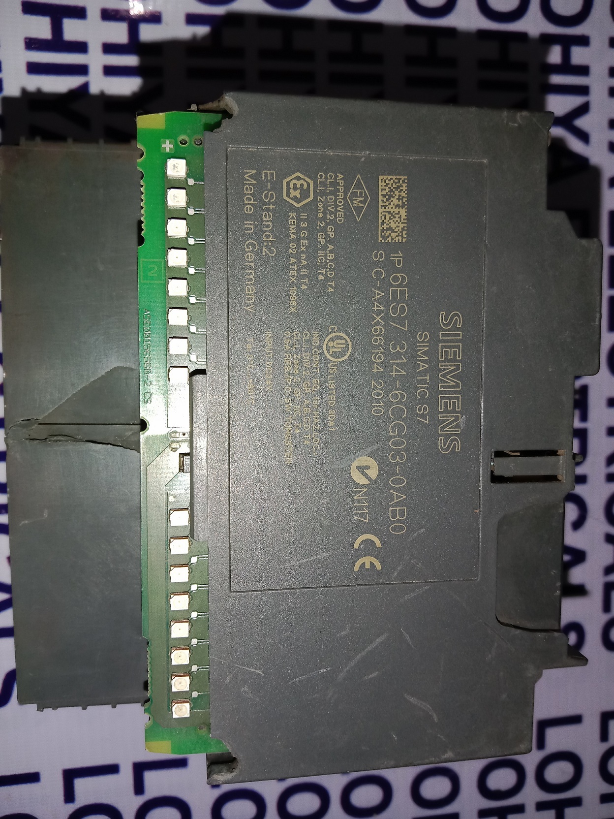 SIEMENS CPU MODULE 6ES7 314-6CG03-0AB0