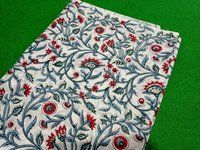 Jaipuri jaal Block Printed  Fabric