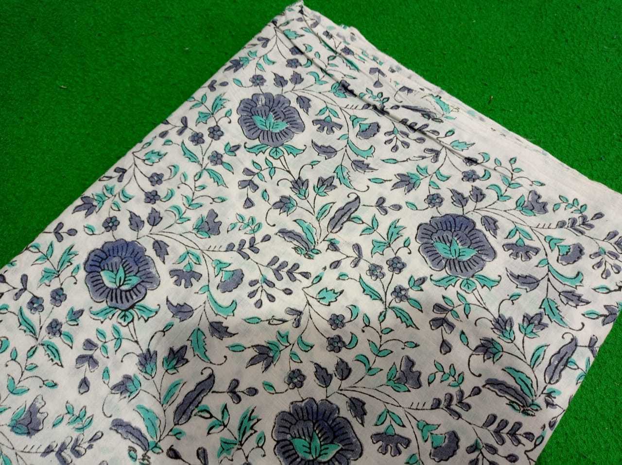 Dress Material Jaipuri Cotton  Handmade Fabric