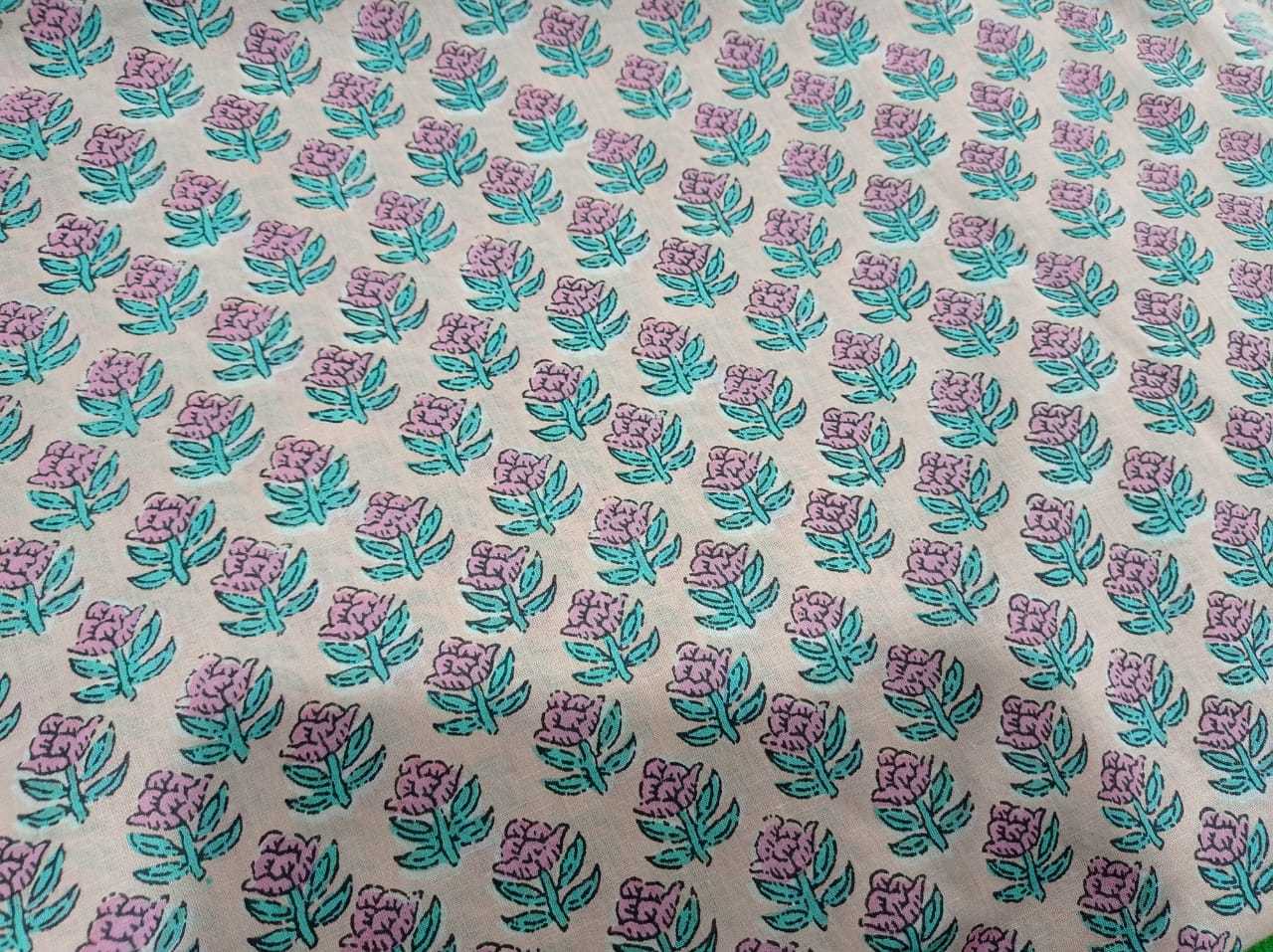 Choate Buti Indian Block Print Fabric