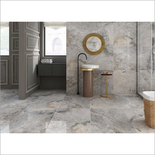 Venice Silver Glossy GVT And PGVT Vitrified Floor Tiles