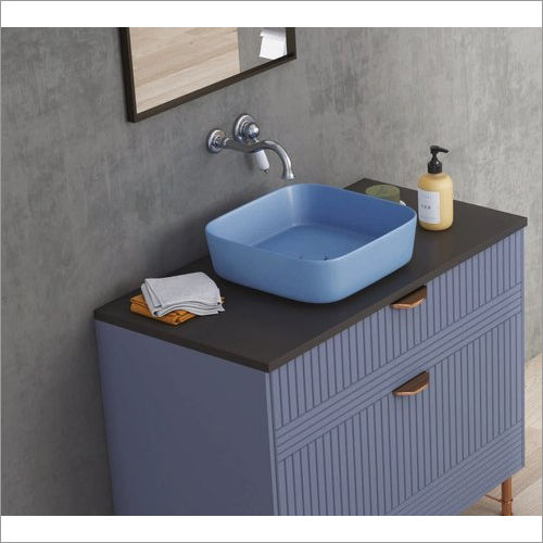 Royal Blue Compact Table Top Basin