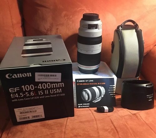 canon 5d mark iv with 100-400 llense
