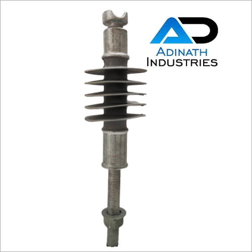 11KV 10KN Polymer Pin Insulator 34mm FRP With 150mm Stud By ADINATH INDUSTRIES