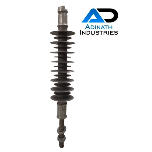 33KV 10KN Polymer Pin Insulator 34mm FRP With 150mm Stud (8-7 Shed By ADINATH INDUSTRIES