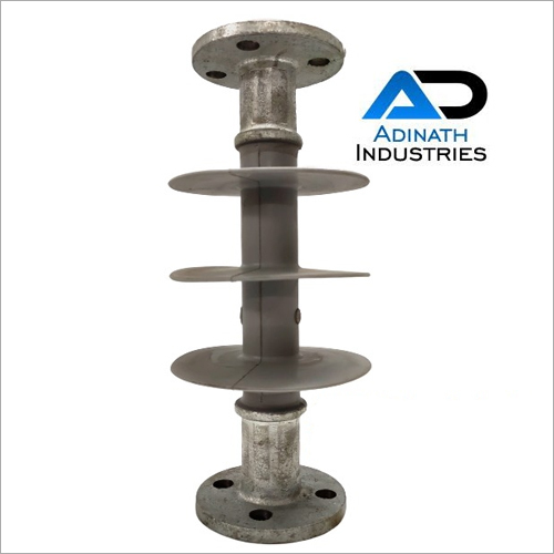 11KV 5KN Polymer Post Insulator 24mm FRP With PCD 57mm (4 Hole