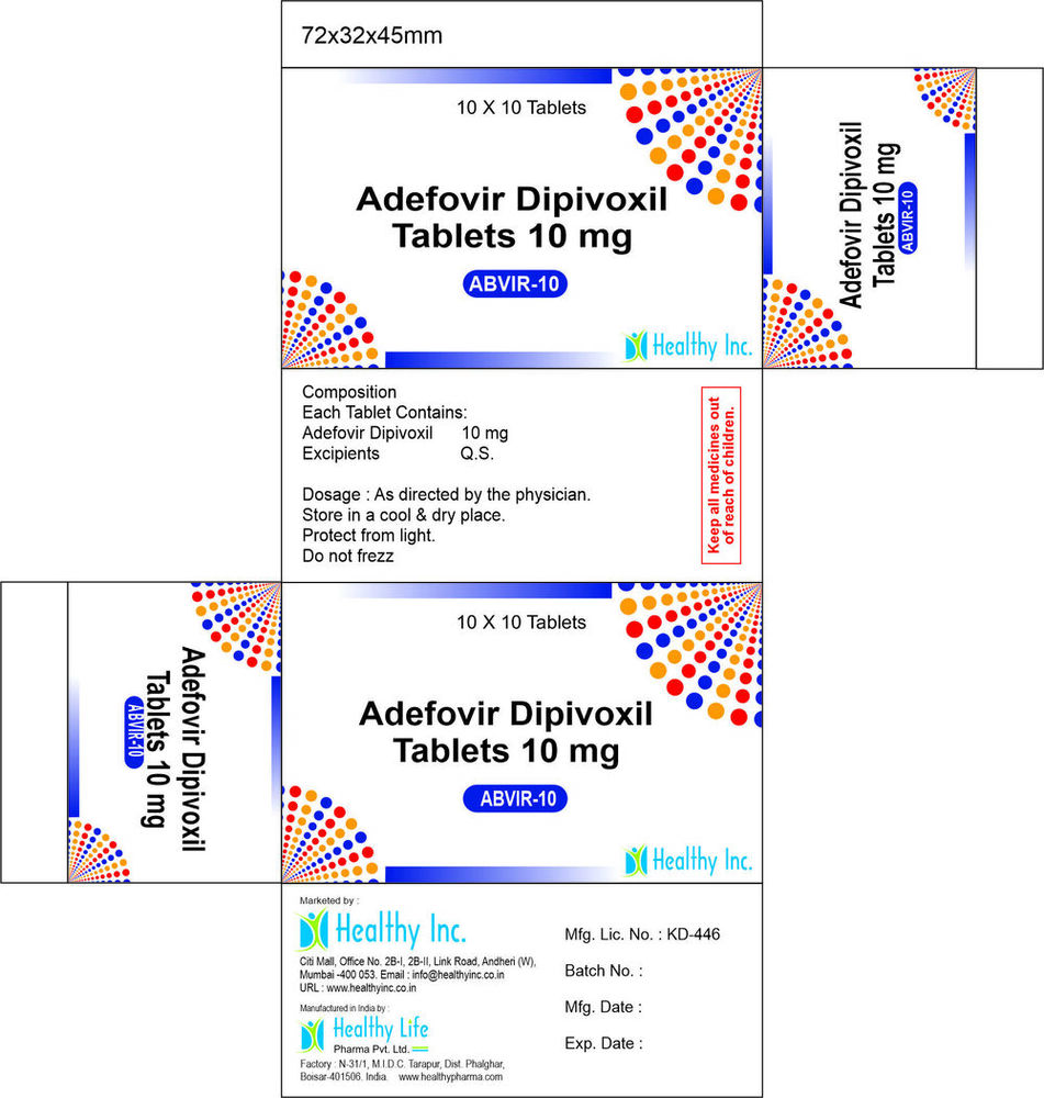 Adefovir Dipivoxil Tablet