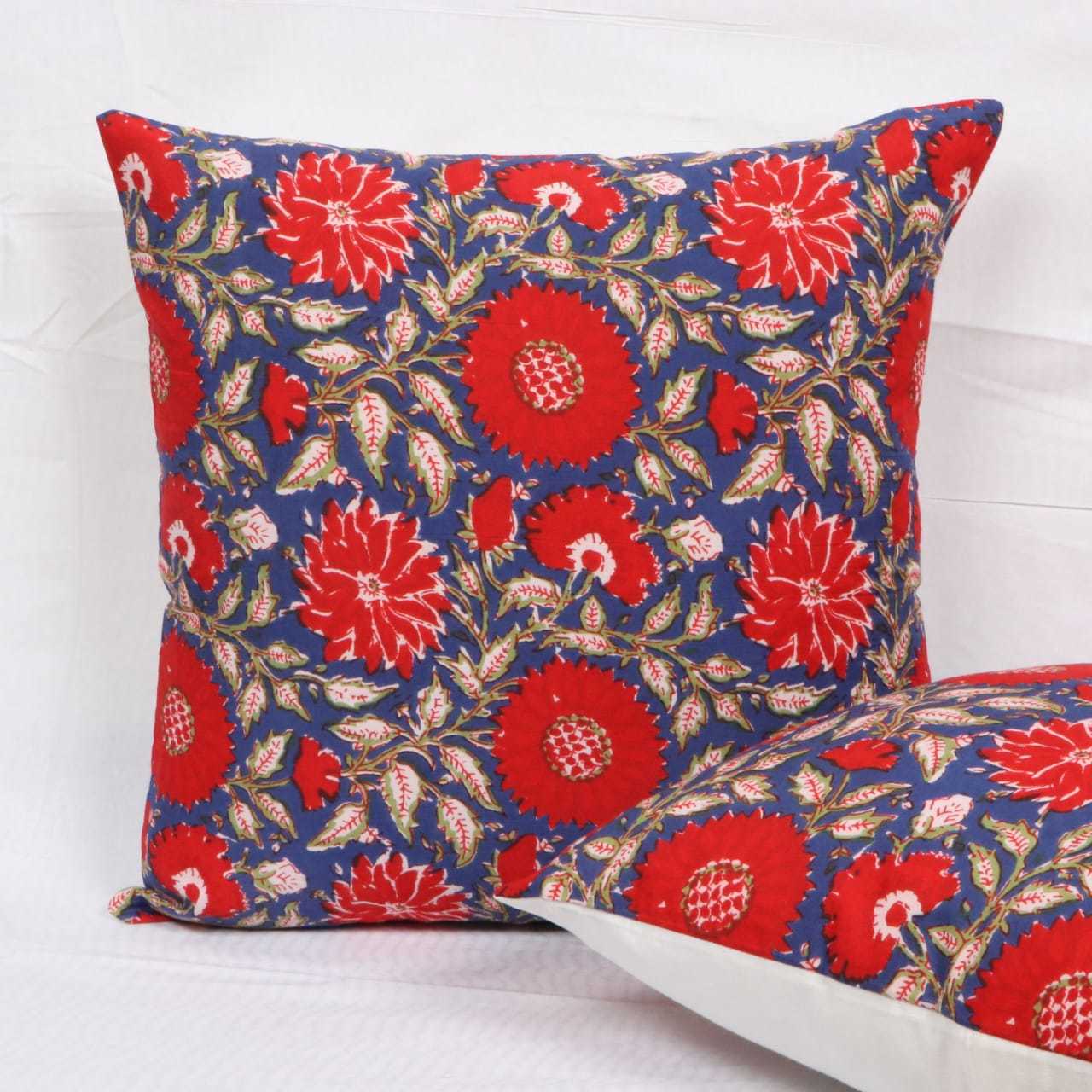 Handmade Block Printed Cushion Cover