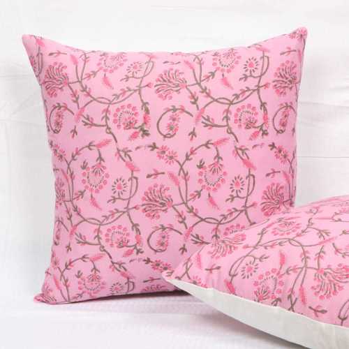 Jaipuri Block Printed Cotton Cushion Cover