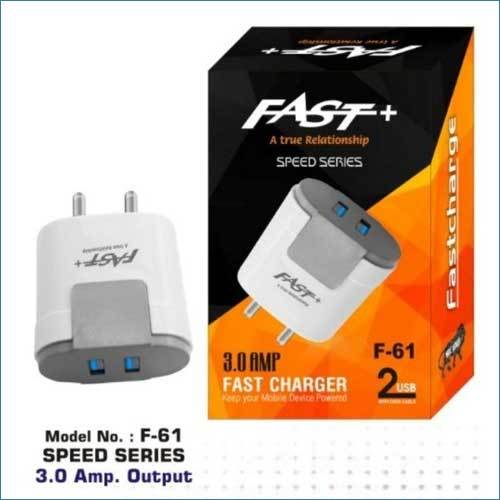 Fast+ F-61 Speed Series Usb Charger Body Material: Plastic