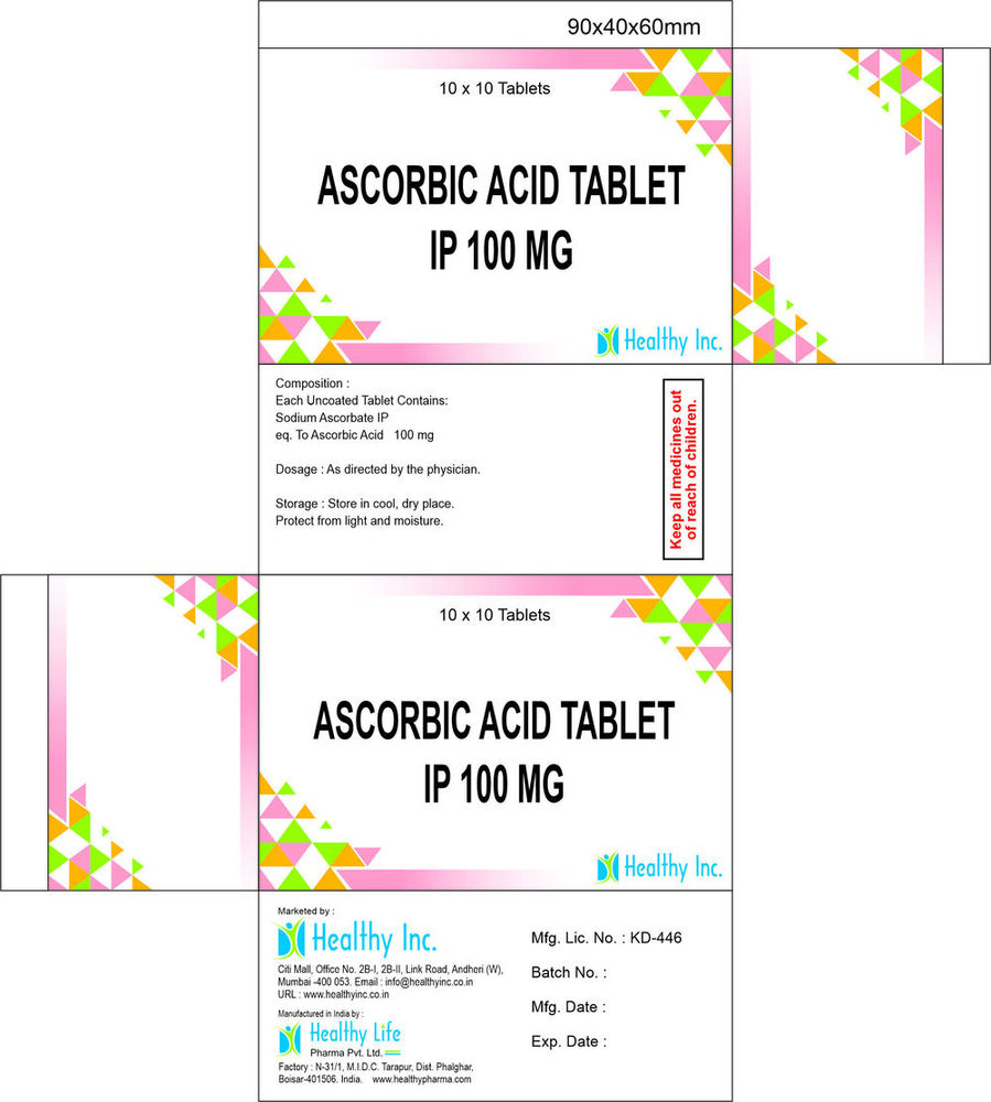 Ascorbic Acid Tablet Generic Drugs