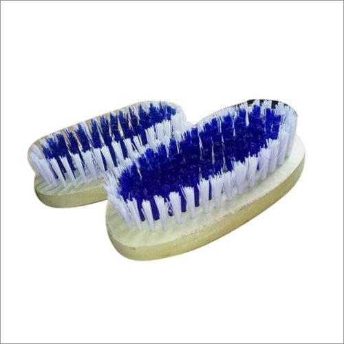 Wooden Oval Cloth Washing Brush