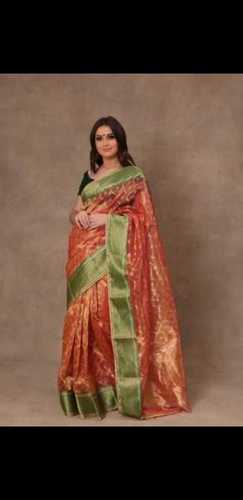 Chanderi hand woven full zari dadidaar border pure silk sarees