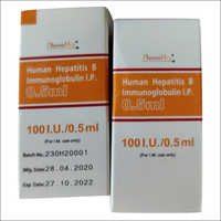 0.5ml Human Hepatitis B Immunoglobulin IP 100 IU