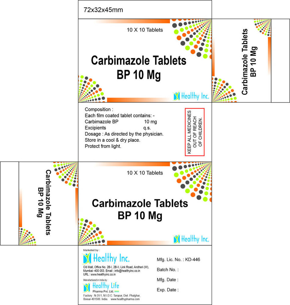 Carbimazole Tablets Generic Drugs