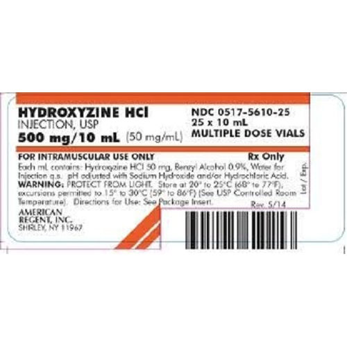 Hydroxyzine Hydrochloride Injection