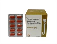 Diclofenac Potassium Serratiopeptidase and Paracetamol Tablet