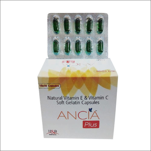 Natural Vitamin E And Vitamin C Soft Gelatin Capsules Recommended For: As Per Doctor Recommendation