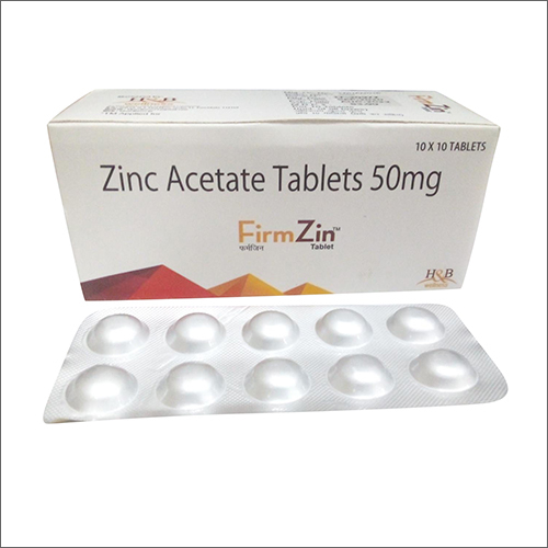 50mg Zinc Acetate Tablets